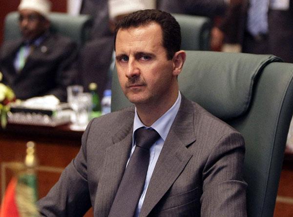 Presidente da Síria, Bashar-Al-Assad.