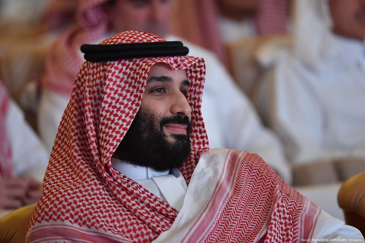 Príncipe herdeiro saudita Mohammed bin Salman, em Riyadh, Arábia Saudita, em 23 de outubro de 2018 [Fayez Nureldine / AFP / Getty Images] 