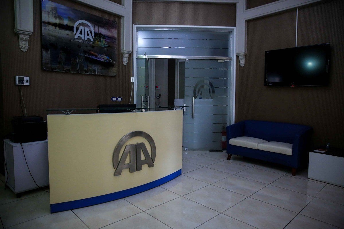 Escritório da Agência Anadolu no Cairo, no Egito, em 23 de junho de 2016 [Stringer / Agência Anadolu] 