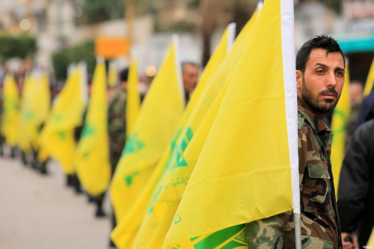 Foto de arquivo das tropas do Hezbollah