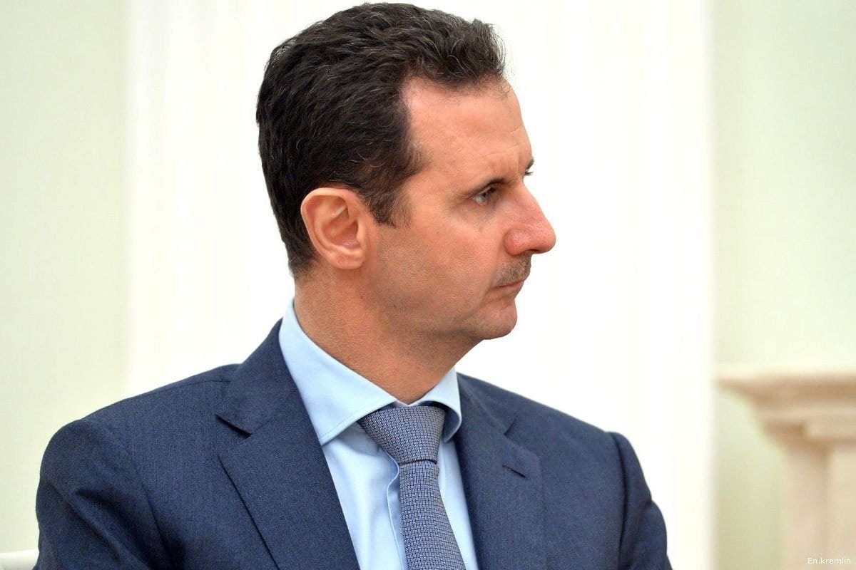 Presidente da Síria Bashar al-Assad, em Moscou, Rússia, 10 de outubro de 2015 [Kremlin]