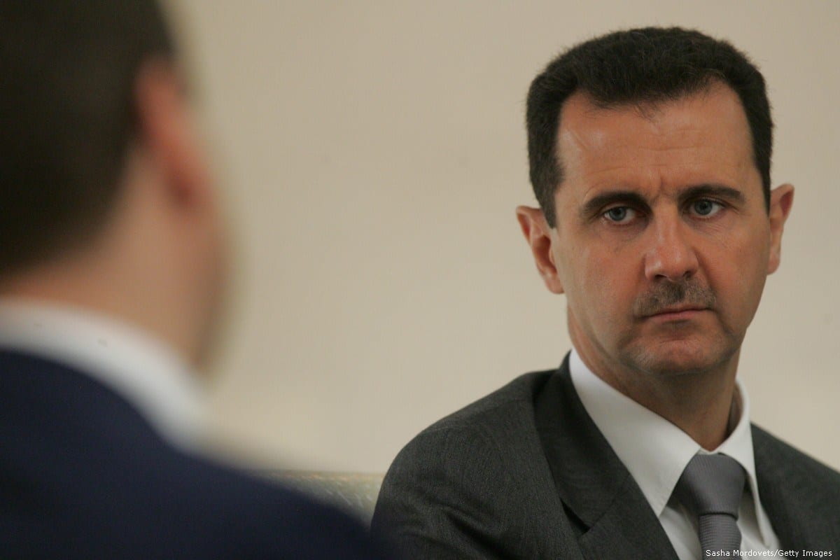 Presidente Sírio Bashar Assad em Damasco, Síria, em 10 de maio de 2010 [Sasha Mordovets / Getty Images] 