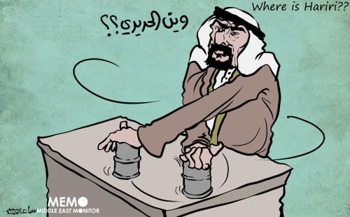 Onde está Hariri? Arábia Saudita, Líbano [Sabaaneh / Monitor do Oriente Médio]