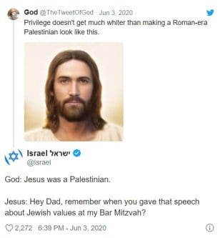 Disputa nas redes sociais contrapõe página de comédia com a conta oficial do estado sionista [Twitter]