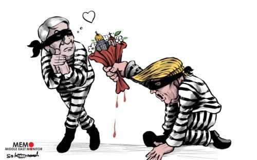 O caso de amor Trump e Netanyahu em torno de Jerusalém e do destino palestino [Sabaaneh/Monitor do Oriente Médio]