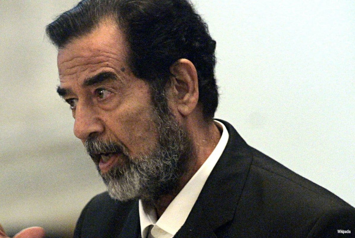 Ex-Presidente do Iraque Saddam Hussein [foto de arquivo]