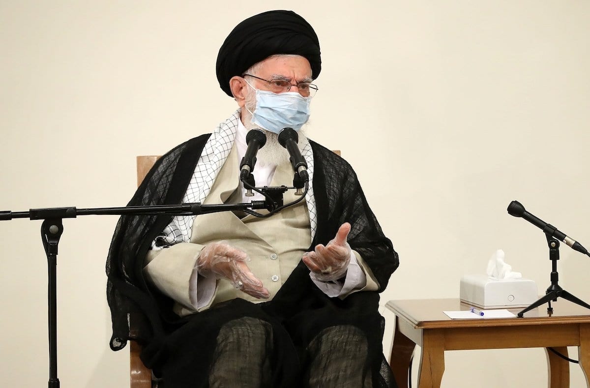 Líder supremo iraniano Ali Khamenei, em Teerã, Irã, em 21 de julho de 2020.  [Governo do Irã/ Divulgação/ Agência Anadolu]