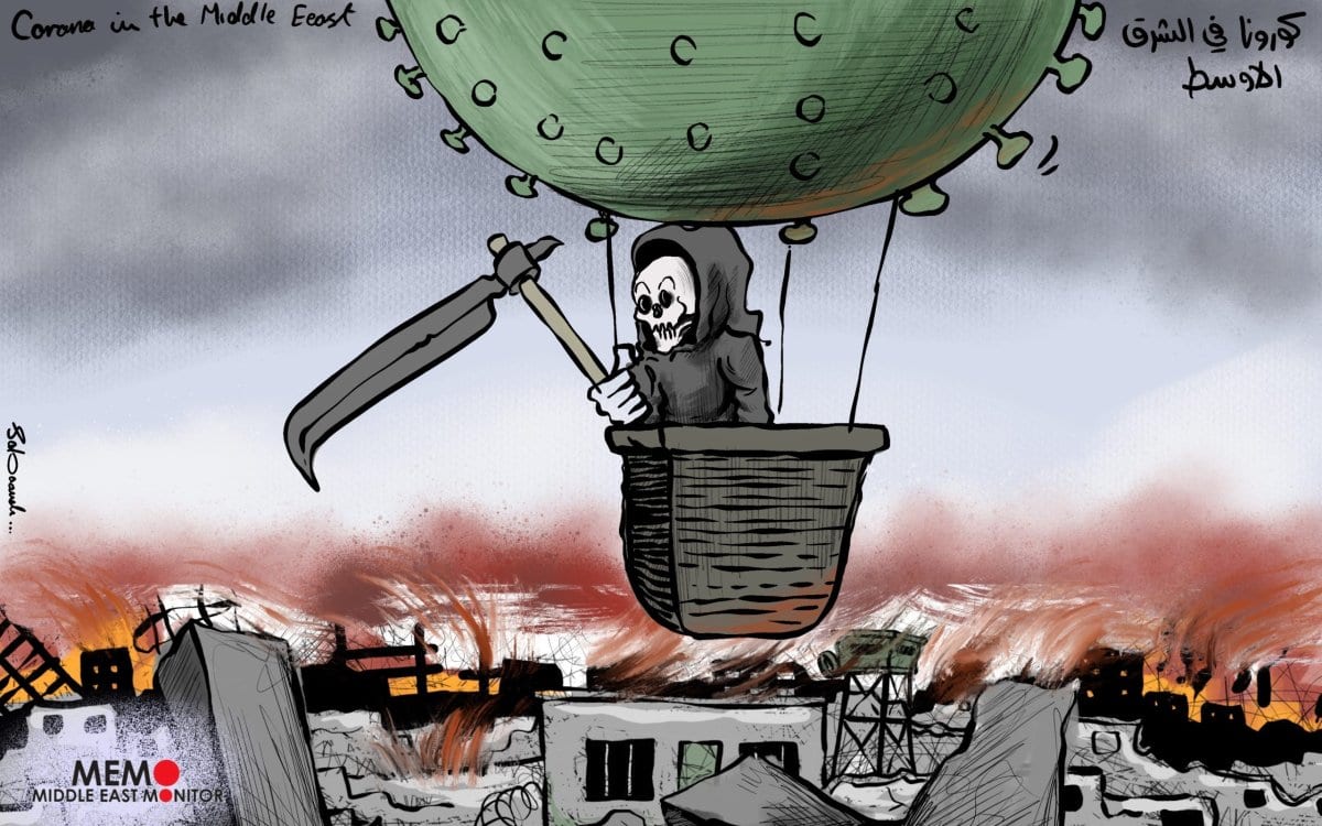 O coronavírus espalha-se pelo Oriente Médio [Sabaaneh/Monitor do Oriente Médio]