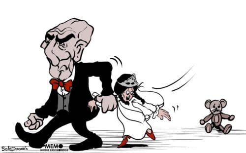 Casamento infantil no Oriente Médio [Sabaaneh / Monitor do Oriente Médio]