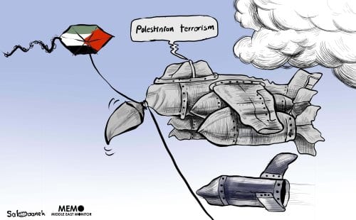 Israel realiza 9 ataques aéreos em Gaza, em resposta a pipas [Sabaaneh / Monitor do Oriente Médio]