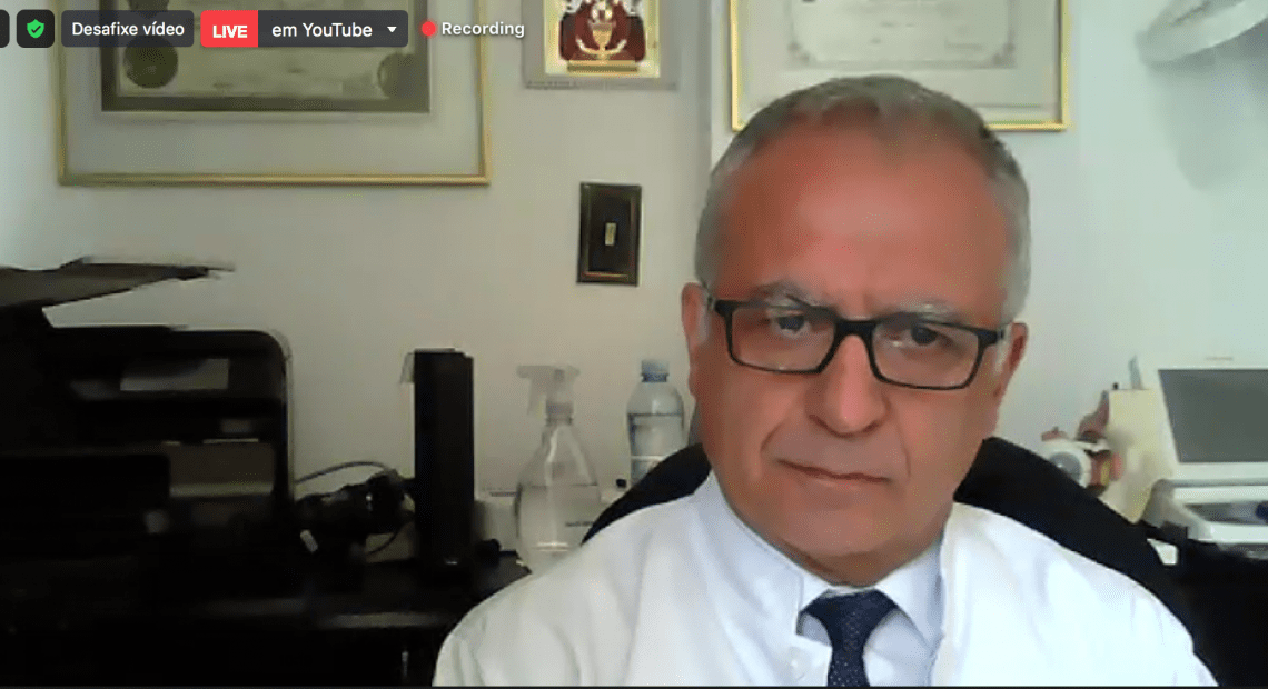 Robert Sami Nemer, presidente da Associação Médica Líbano-Brasileira [Foto reprodução]