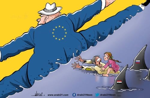 Refugiados sírios e a União Europeia [Arabi21]
