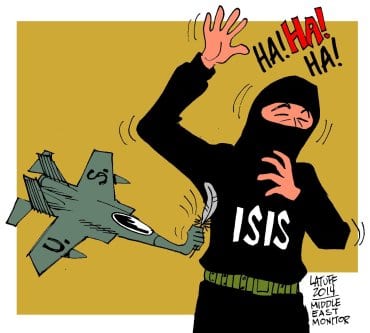 Estados Unidos estão por trás do Daesh? [Carlos Latuff/Monitor do Oriente Médio]