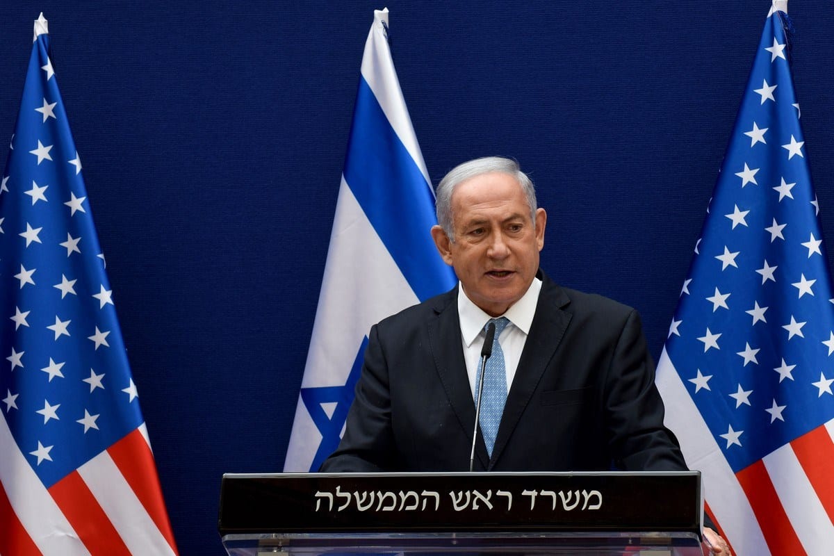 O primeiro-ministro israelense Benjamin Netanyahu em Jerusalém, em 30 de agosto de 2020 [Debbie Hill/ AFP / Getty Images]