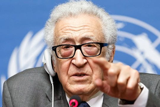  Ex-Secretário-Geral Representante da Organização das Nações Unidas e mediador internacional da ONU, Lakhdar Brahimi [Foto do arquivo]
