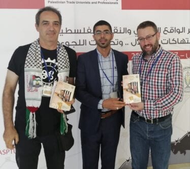 Com a delegação dinamarquesa na Conferência de Parlamentares para Jerusalém.