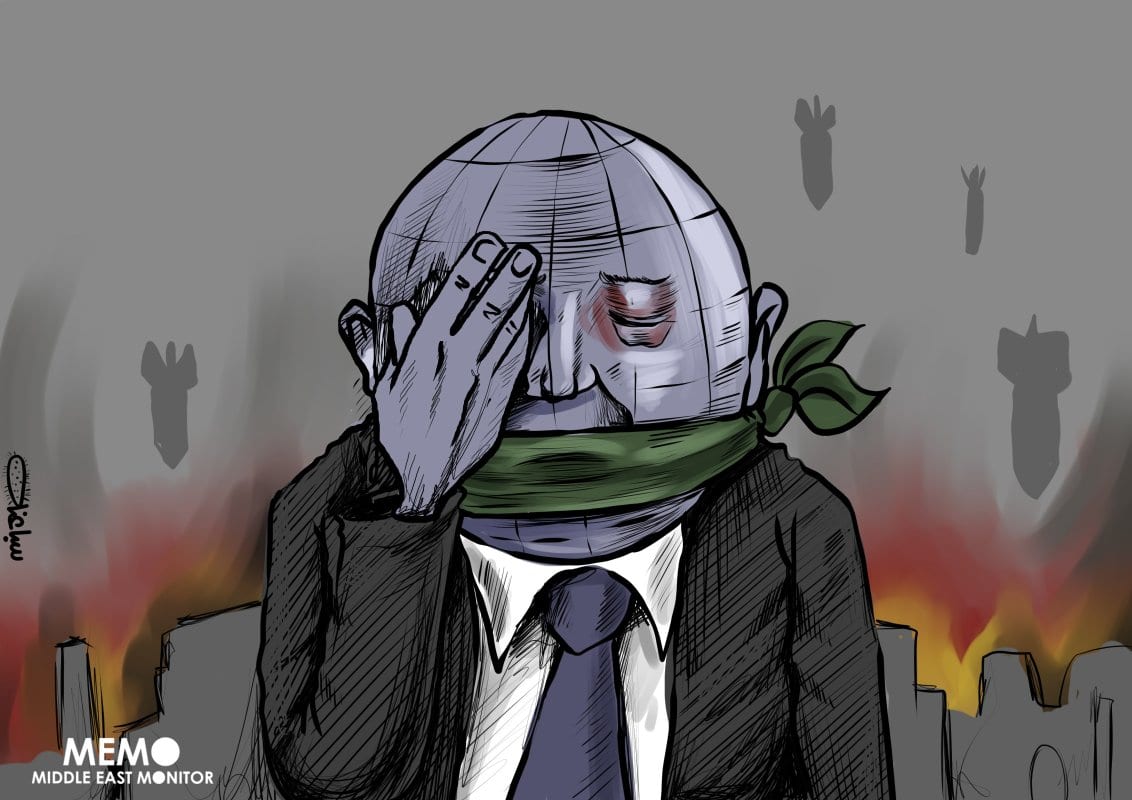 A ONU faz vista grossa ao bombardeio em Ghouta Oriental, na Síria [Sabaaneh/Monitor do Oriente Médio]