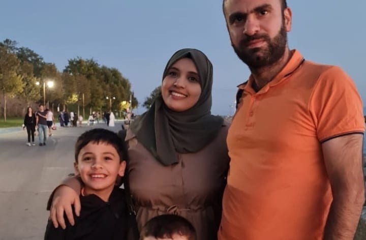 Mohammed al-Deirawi e sua esposa Ghadeer