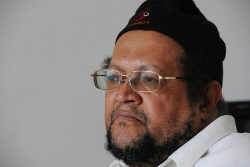 Dawud Salahuddin, um afro-americano convertido ao islamismo que nasceu David Theodore Belfield (também conhecido como Hassan), posa para um retrato em 16 de março de 2014, em Teerã, Irã [Scott Peterson / Getty Images]