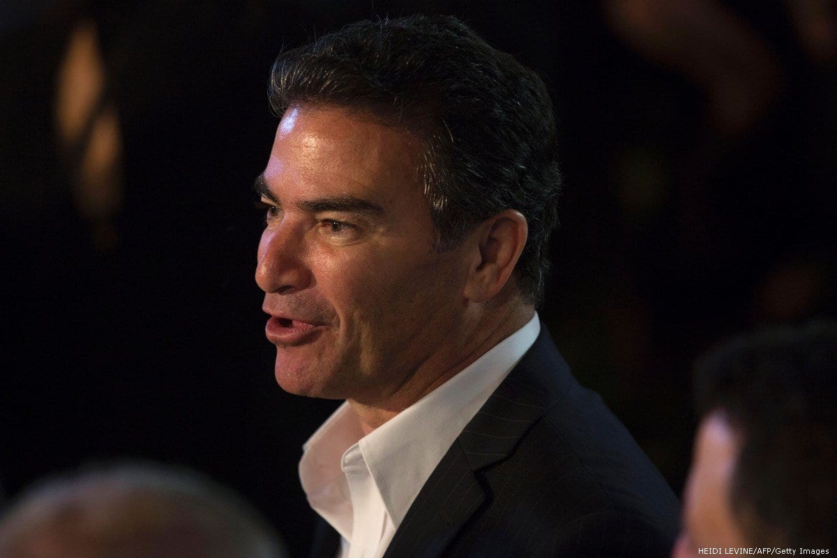 Yossi Cohen, diretor do Mossad, agência de inteligência nacional de Israel, em 3 de julho de 2017 [Heidi Levine/AFP/Getty Images]
