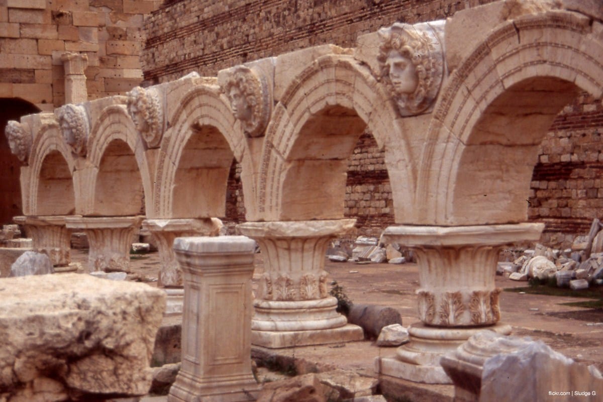 Leptis Magna, Labdah, Líbia, em novembro de 2004. [Foto: Flickr/Slude G.]