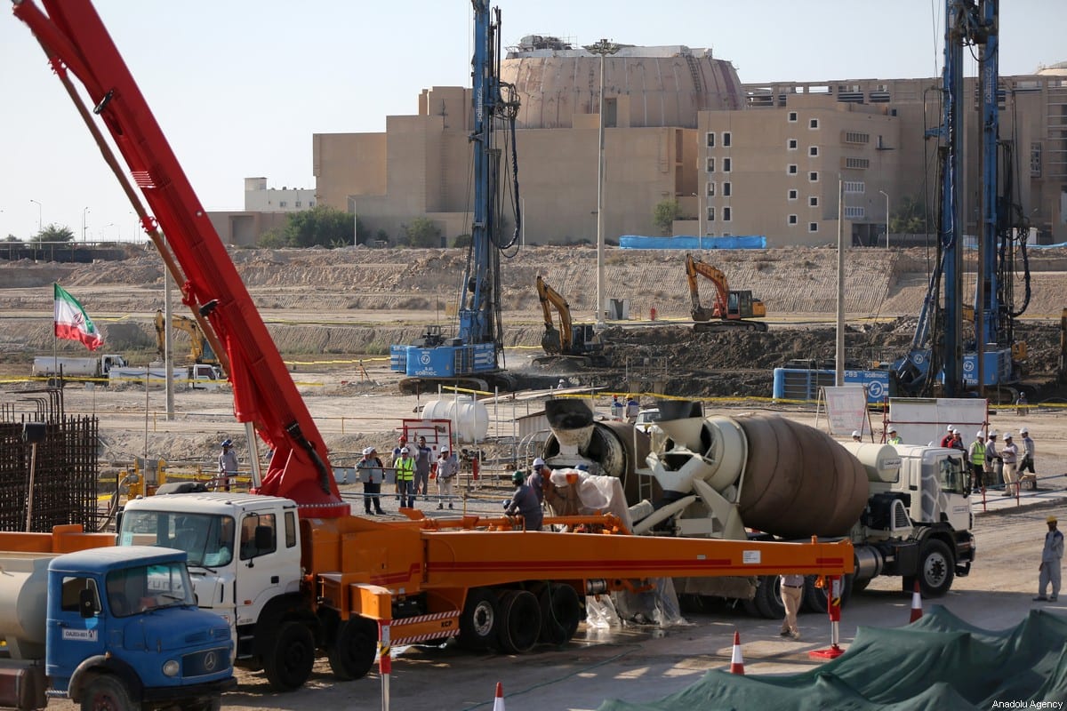 Usina nuclear de Bushehr, no Irã, 10 de novembro de 2019 [Fatemeh Bahrami/Agência Anadolu]
