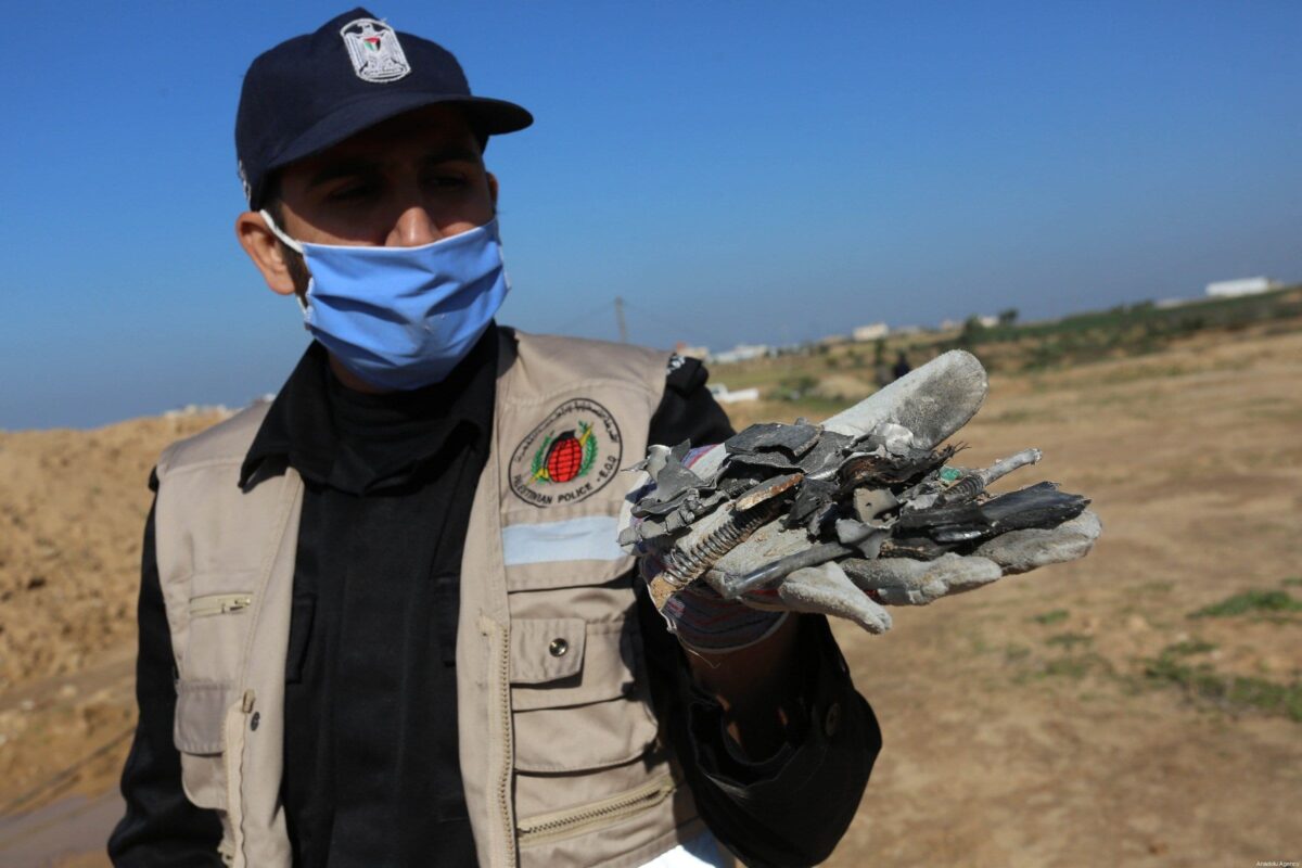 Israel lança ataques aéreos na Faixa de Gaza / Gaza em 26 de dezembro de 2020 [Ashraf AmraAgência Anadolu]