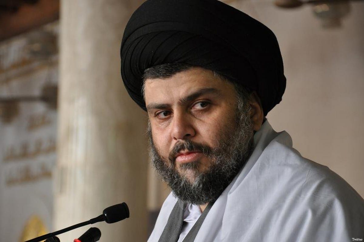 Líder do Movimento Sadrista do Iraque, Muqtada Al-Sadr [Twitter]