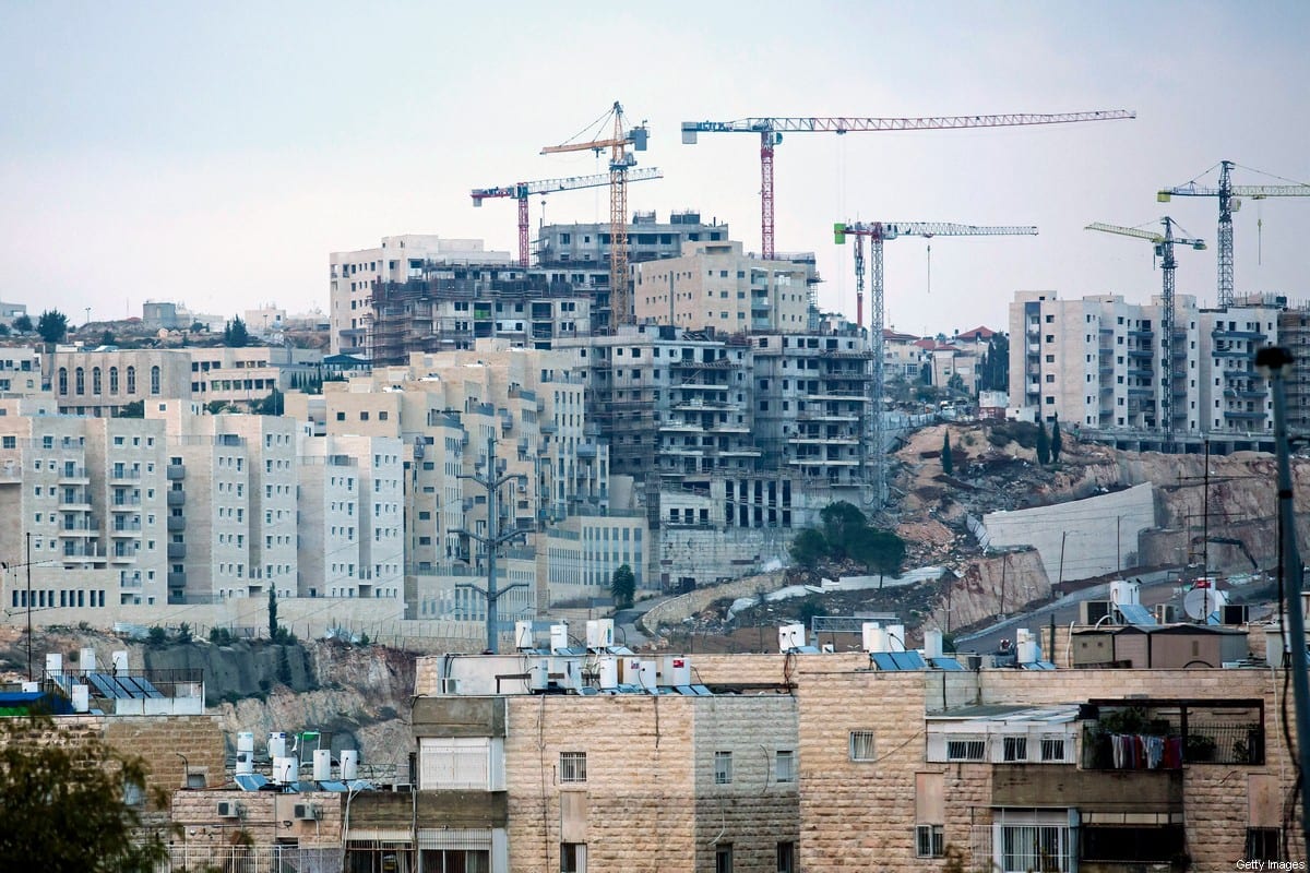 Panorama do assentamento ilegal de Ramat Shlomo, em Jerusalém ocupada, 16 de novembro de 2020 [Amir Levy/Getty Images]