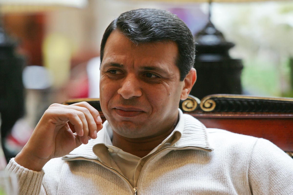 Ex-ministro da segurança palestino Mohammed Dahlan [Thomas Coex/ AFP via Getty Images] 
