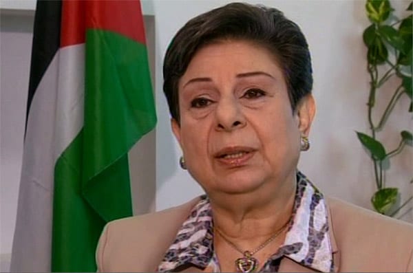 Hanan Ashrawi, membro de missionária do Comitê Executivo da OLP [Foto de arquivo]
