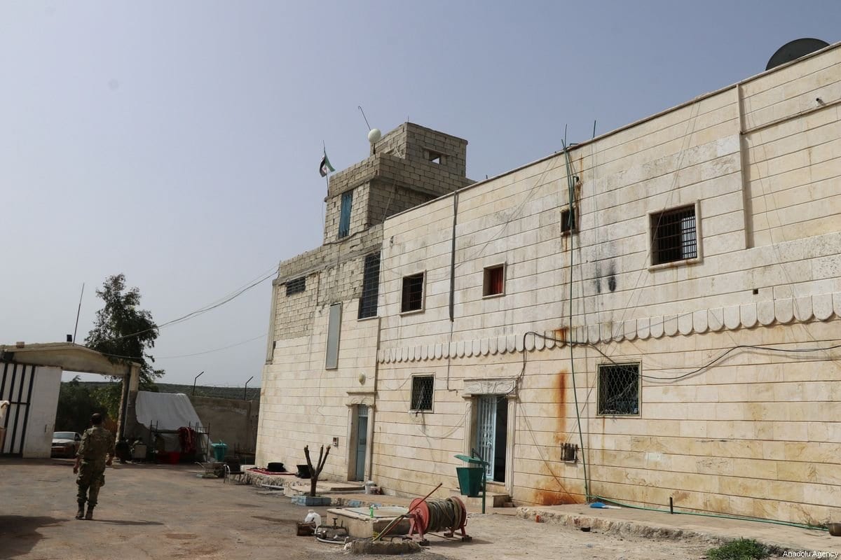 Prisão na Síria, em 4 de março de 2018 [Hisam el Homsi/Agência Anadolu]
