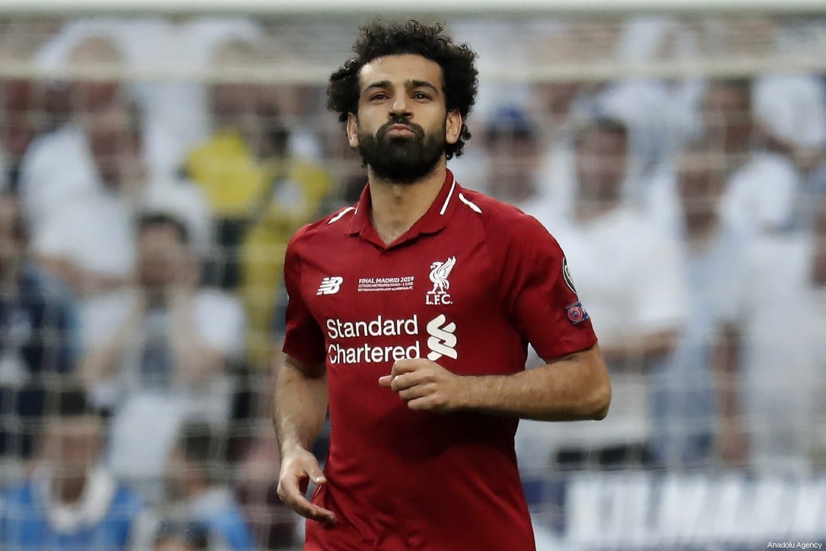 Mohamed Salah do Liverpool em Madrid, Espanha em 1 de junho de 2019 [ Burak Akbulut/ Agência Anadolu]
