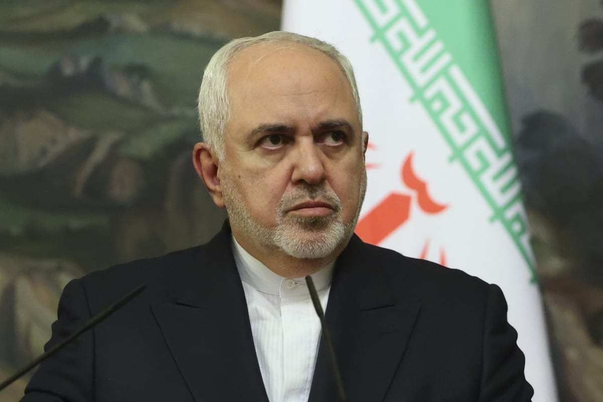 Ministro de Relações Exteriores do Irã Mohammad Javad Zarif, em Moscou, Rússia, 24 de setembro de 2020 [Ministério de Relações Exteriores da Rússia/Agência Anadolu]