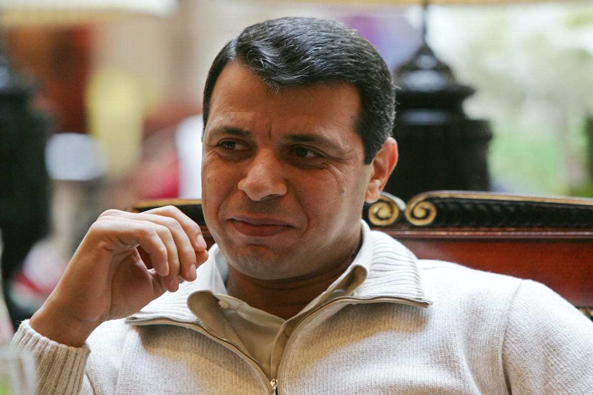O ex-ministro da segurança palestino Mohammed Dahlan, em 19 de setembro de 2020. [Thomas Coex/AFP via Getty Images]
