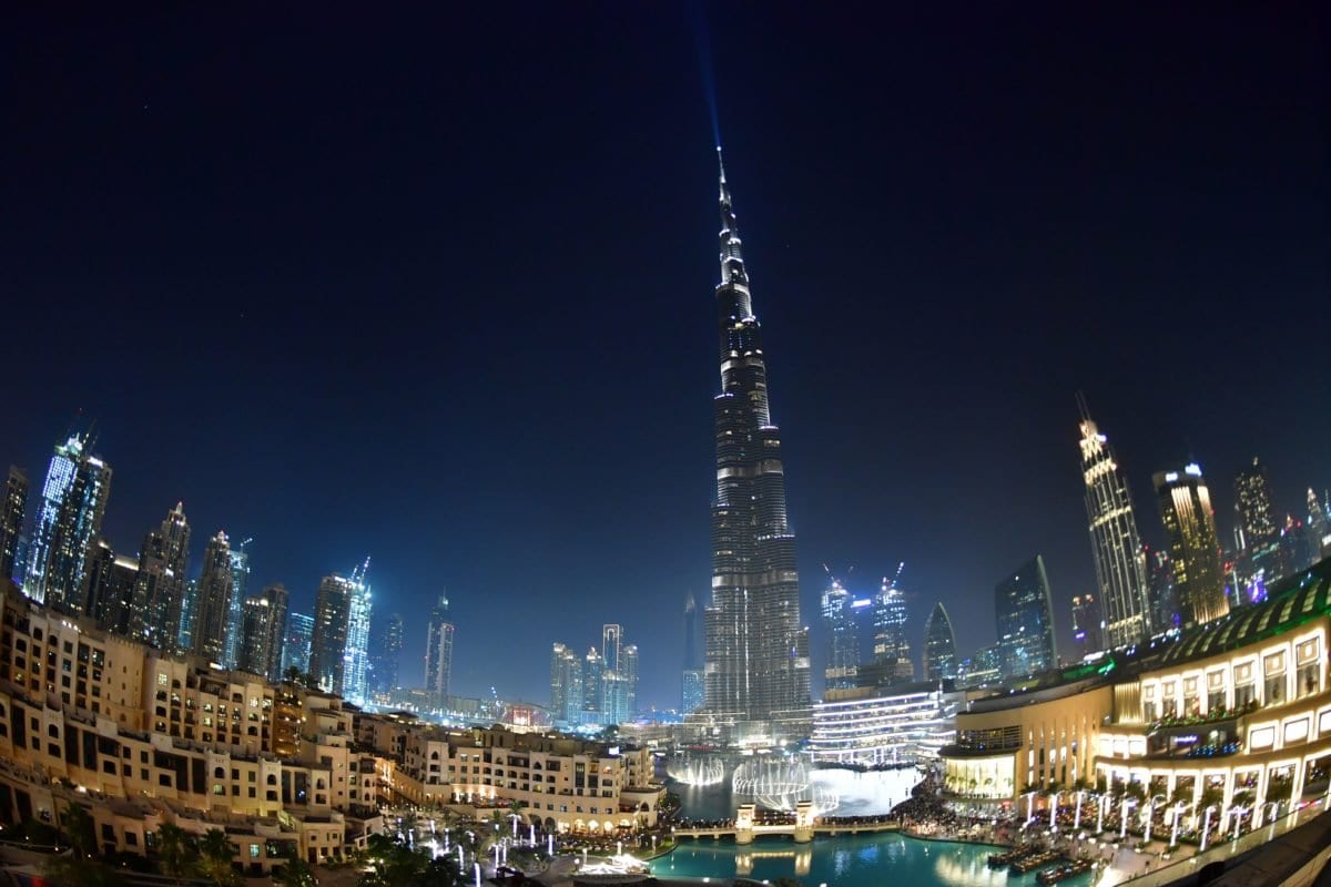 Burj Khalifa, a torre mais alta do mundo, no centro de Dubai, Emirados Árabes, em 29 de março de 2018. [Giuseppe Cacace/AFP PHOTO/Getty]
