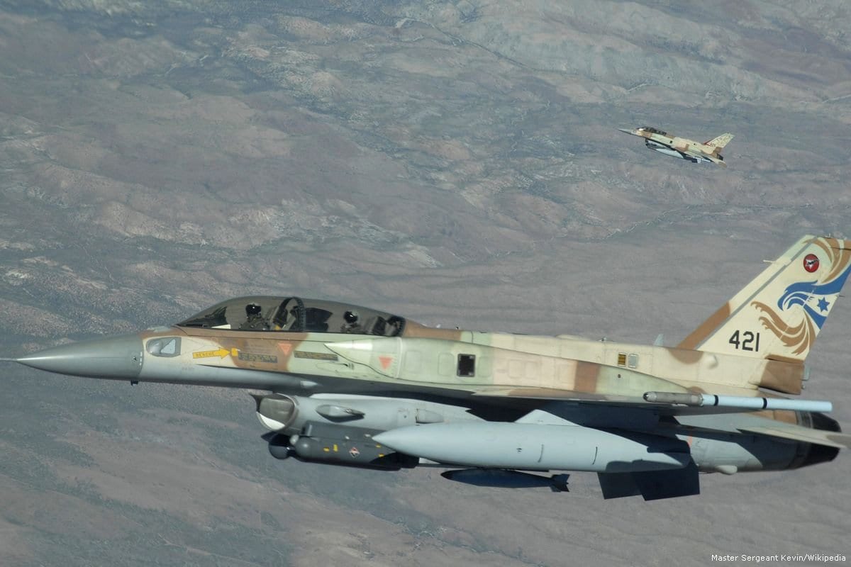 Aviões de guerra israelenses. [Foto da Força Aérea dos EUA/Wikipedia]
