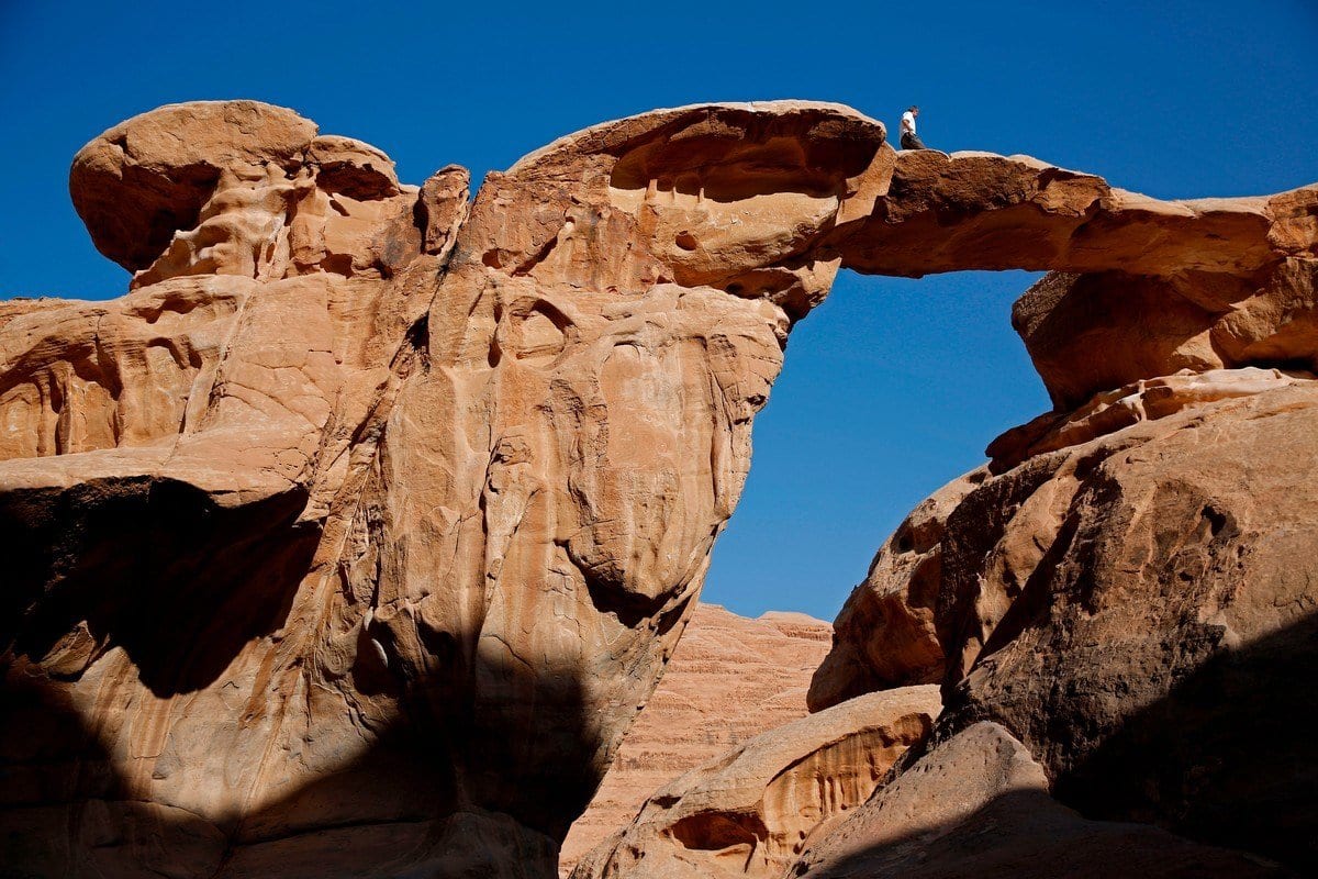 Deserto de Wadi Rum, Jordânia, 25 de setembro de 2018 [Thomas Coex/AFP/Getty Images]
