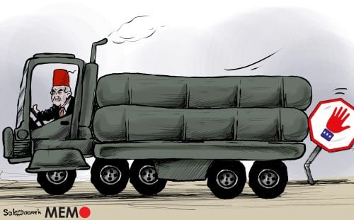 EUA impõe sanções a Turquia sobre a compra de míssil russo. [Sabaaneh/MEMO]