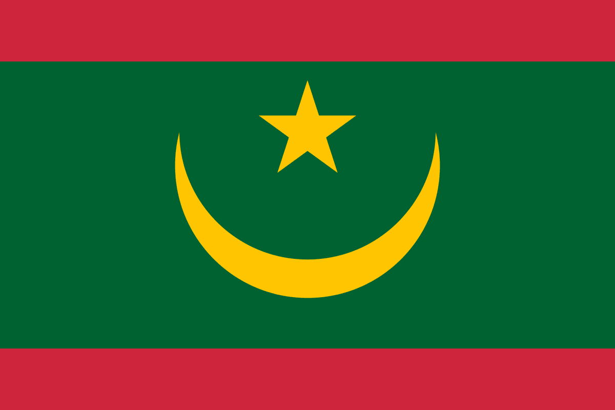 Bandeira da Mauritânia [Wikipedia]