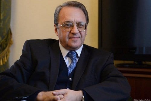 O vice-ministro das Relações Exteriores da Rússia, Mikhail Bogdanov. [Mikhail Bogdanov/Facebook]