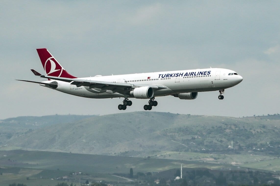 Avião da Turkish Airlines em 1° de junho de 2020 [Metin Aktas/Agência Anadolu]