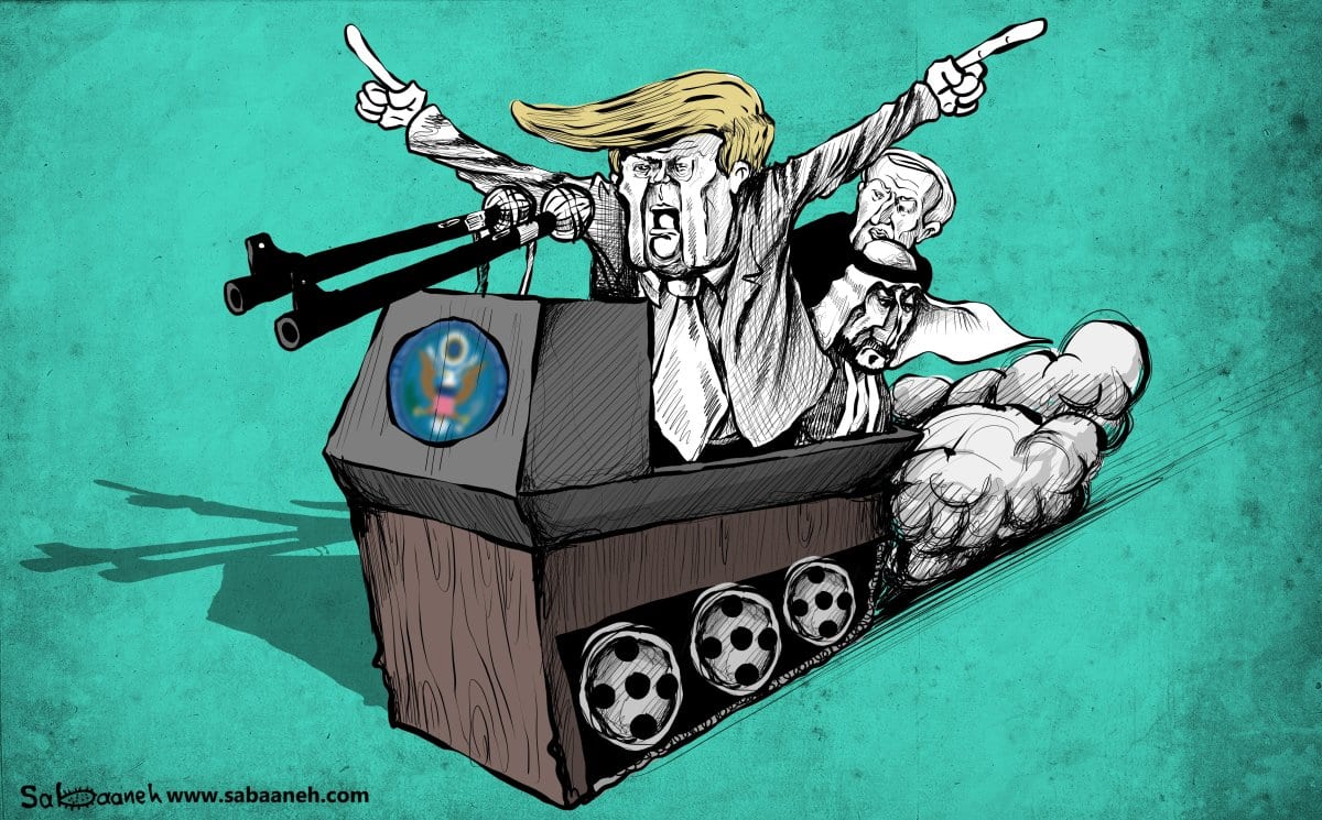 Acordo com o Irã - charge [Sabaaneh / Monitor do Oriente Médio]