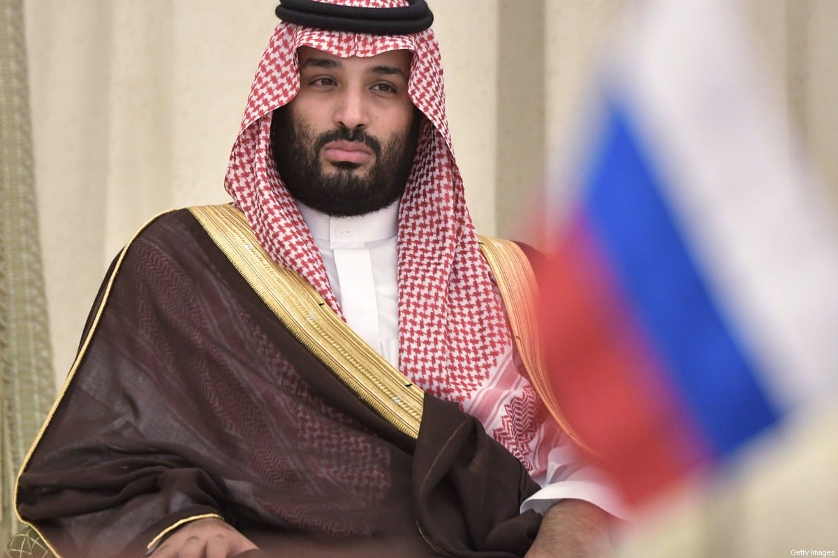 O príncipe herdeiro da Arábia Saudita, Mohammed Bin Salman, em Riade, Arábia Saudita, em 14 de outubro de 2019 [Alexey Nikolsky/ Sputnik/ AFP / Getty Images]
