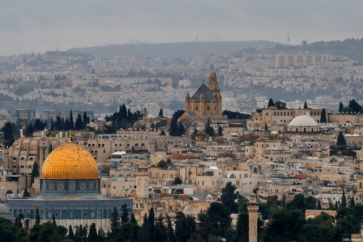 O Domo da Rocha no complexo da Mesquita de Al-Aqsa em Jerusalém, 15 de janeiro de 2021 [AHMAD GHARABLI / AFP / Getty Images]