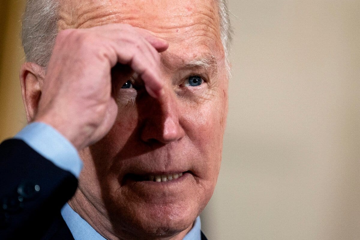 Presidente dos EUA Joe Biden na Casa Branca em 05 de fevereiro de 2021 em Washington, DC [Stefani Reynolds-Pool / Getty Imagens]
