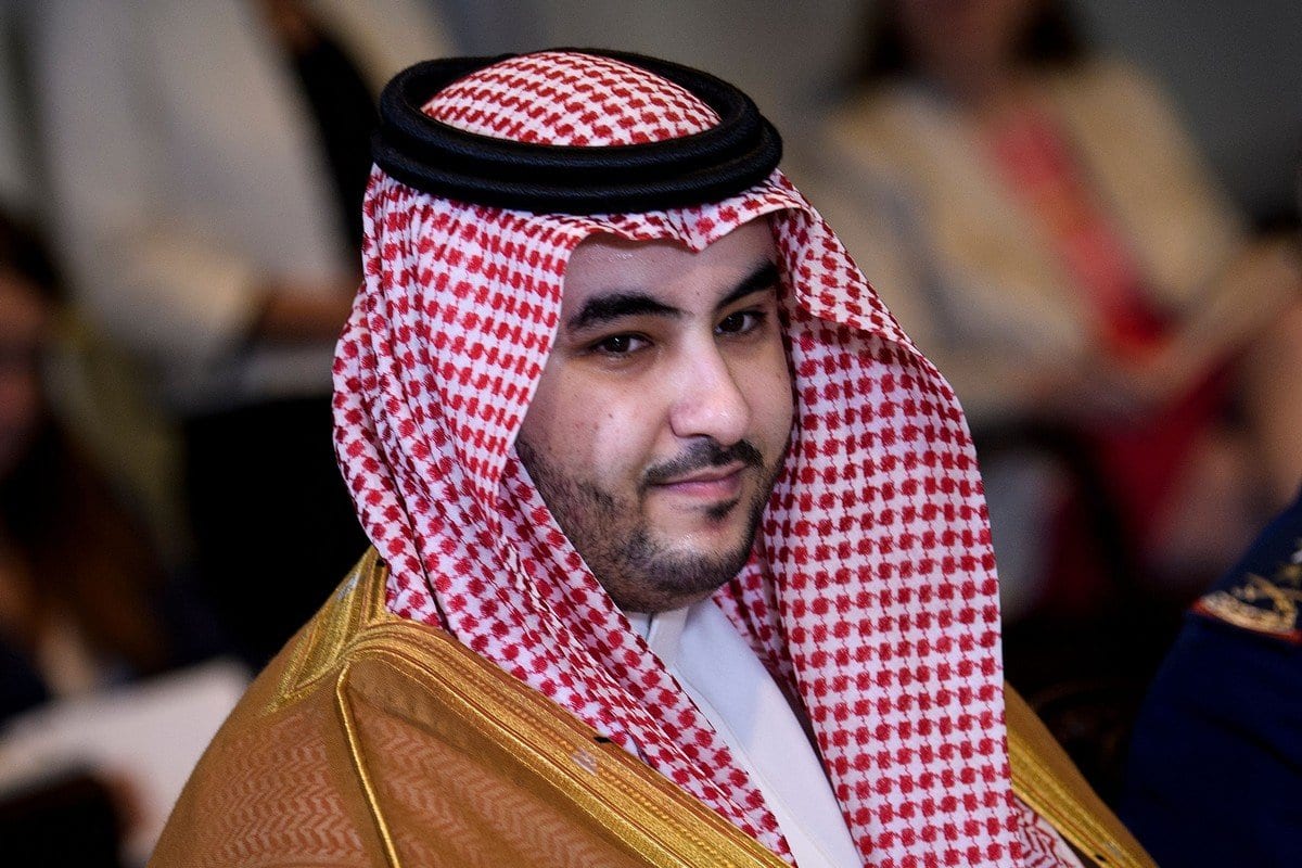 O vice-ministro da defesa da Arábia Saudita, príncipe Khalid Bin Salman, em Washington, DC, em 29 de agosto de 2019. [Brendan Smialowski/AFP/Getty Images]
