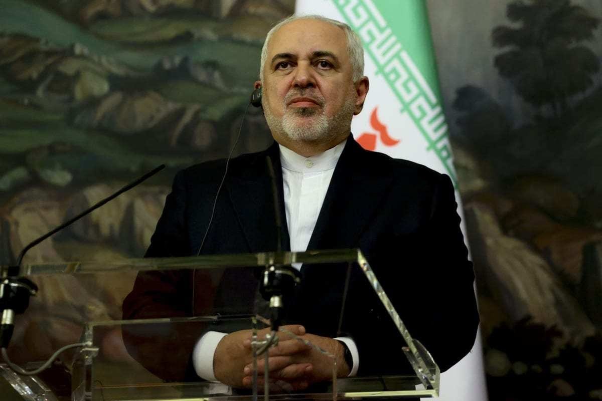 O ministro das Relações Exteriores do Irã, Mohammad Javad Zarif, em Moscou, Rússia, em 24 de setembro de 2020. [Ministério das Relações Exteriores da Rússia/Anadolu Agency]
