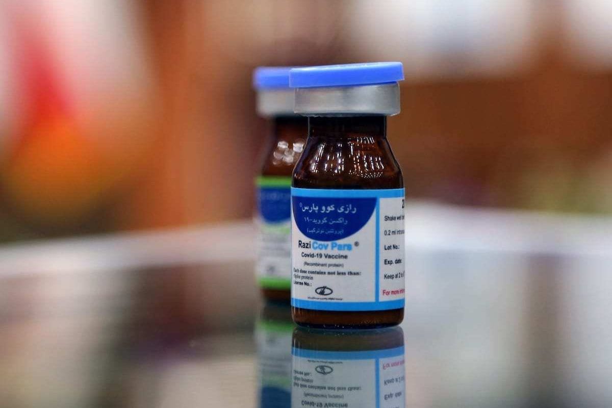 Vacina covid-19 aplicada no Irã em 8 de fevereiro de 2021 [Fatemeh Bahrami / Agência Anadolu]
