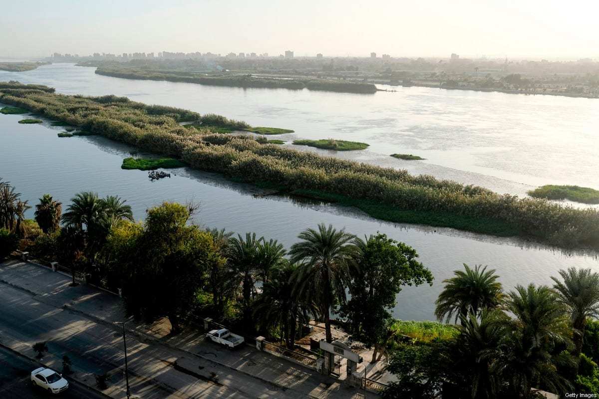 Uma vista do rio Nilo na capital do Egito, Cairo, em 26 de novembro de 2019 [Amir Makar/ AFP / Getty Images]
